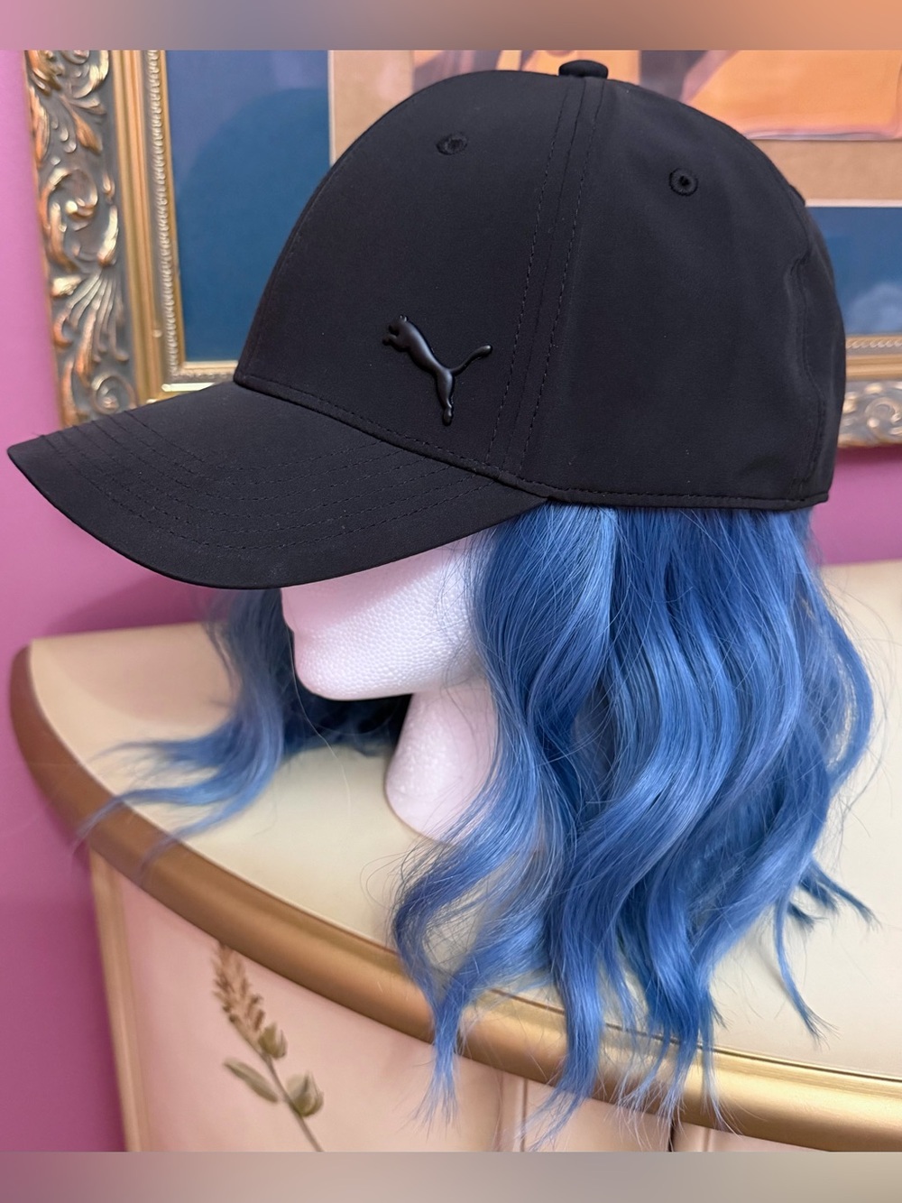 Puma Black Baseball Hat Size L/XL